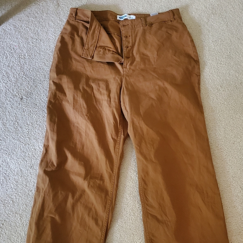 Cropped wideleg pants